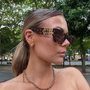 Miu Miu Brown Tortoise Sunglasses